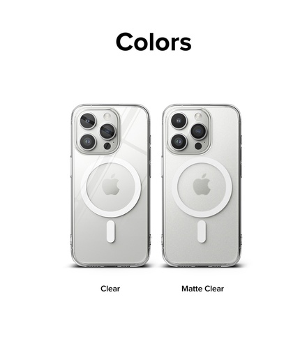 RINGKE Fusion Magnetic Clear Matte para Apple iPhone 15 Pro