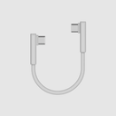 SHARGE Cable USB-C en forma de L (Datos y Carga)